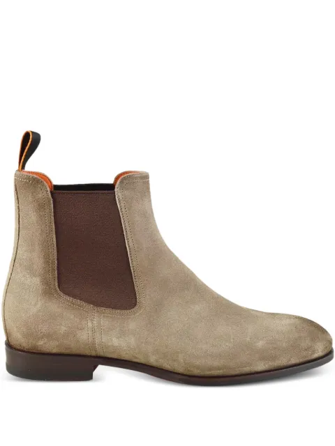 Santoni Archerboot pull-tab Chelsea boots Neutrals MCAD19113JJ6GGEX