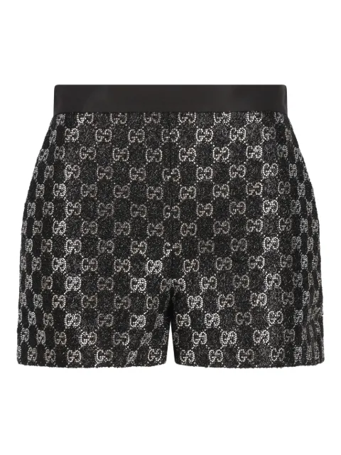 Gucci logo-patterned shorts Black 853382ZARWY