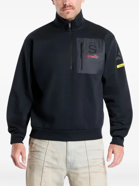 adidas x Footshop x Sparta logo-print sweatshirt Black FTSHP491