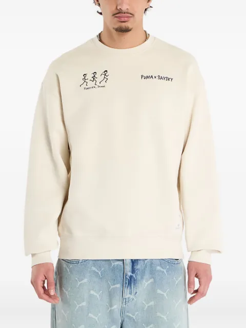 PUMA x Saysky crew-neck sweatshirt Neutrals 52755787