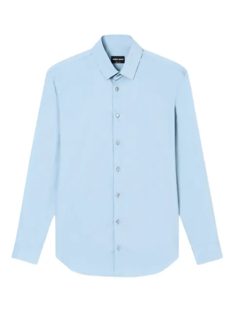 Giorgio Armani long-sleeve shirt Blue GM000056TE11184