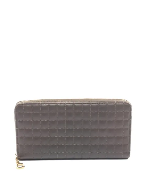 Celine Pre-Owned 2010s zip-around leather wallet Brown 1025316