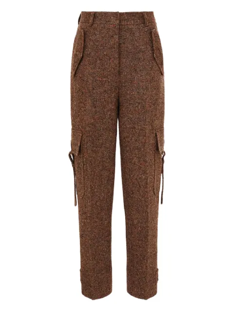 ZIMMERMANN Illustration tweed trousers Brown 0561PF241BRNMT