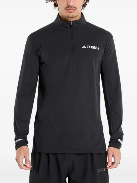 adidas Terrex Xperior half-zip long-sleeve T-shirt Black JM7074