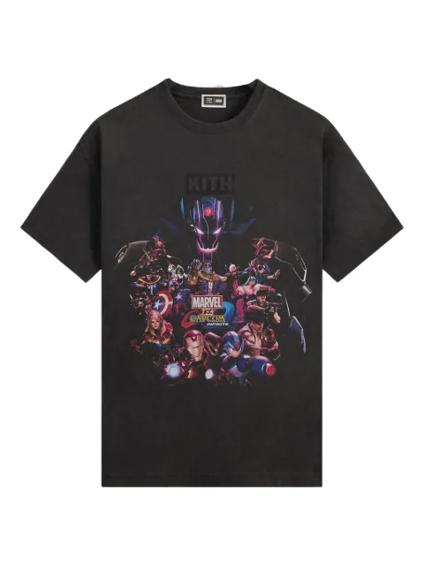 KITH graphic-print T-shirt Black KHM034298001