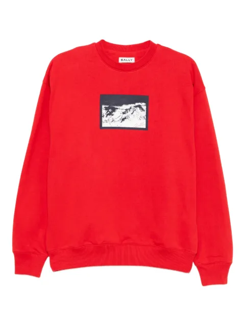 Bally graphiced sweatshirt Red MJE0A9CO227