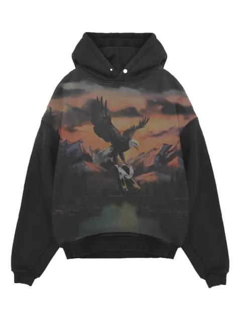Represent graphic hoodie Black MLM100762