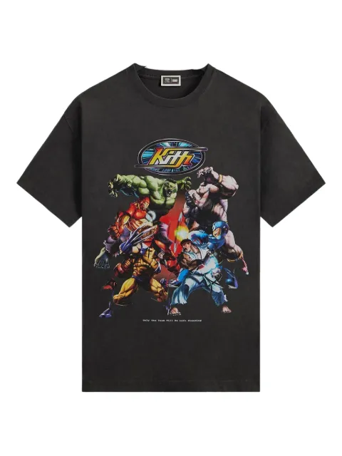 KITH x Marvel vs. Capcom Final Fight graphic T-shirt Black KHM034299