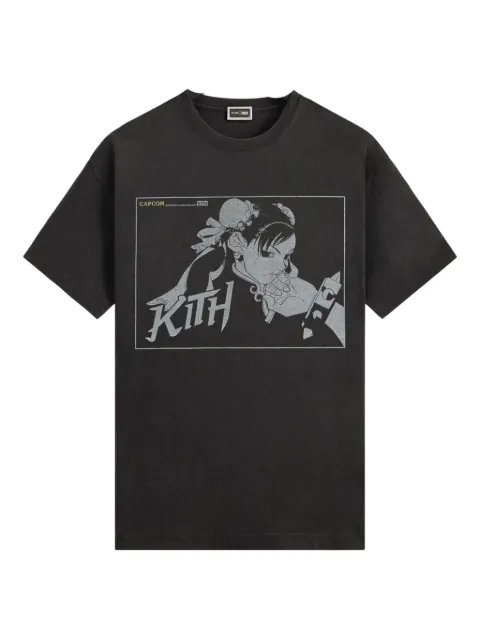 KITH x Capcom Chun Li graphic T-shirt Black KHM034312