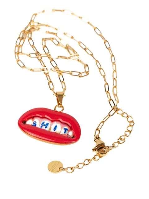 Seletti x Toiletpaper pendant necklace Gold 02206
