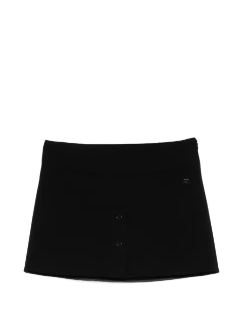 Courrèges logo-detail mini skirt Black 126CJU330PL0159