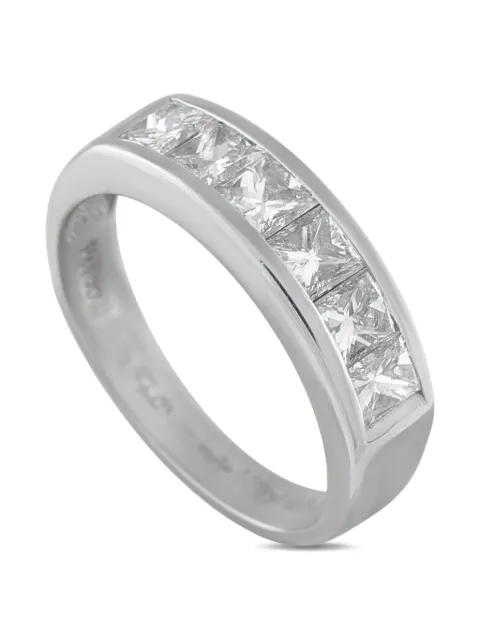 LB Exclusive platinum diamond ring Silver 5261