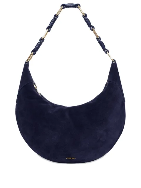 ANINE BING Kate Hobo chain shoulder bag Blue A1310695NYA1