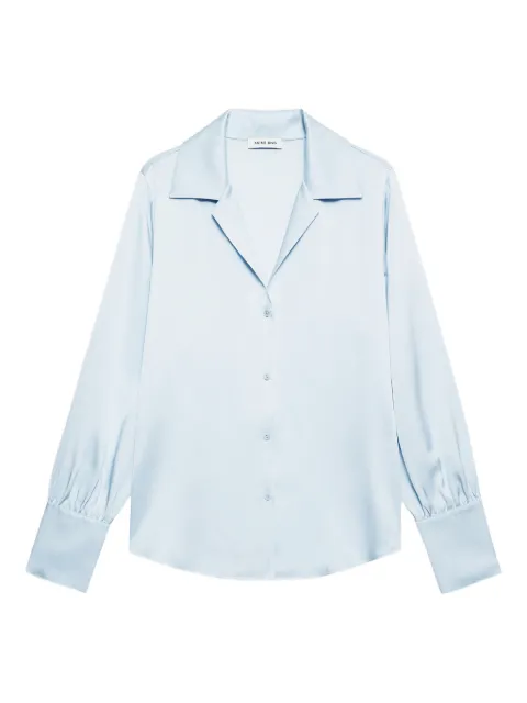 ANINE BING Bethany button shirt Blue A0711597LH28