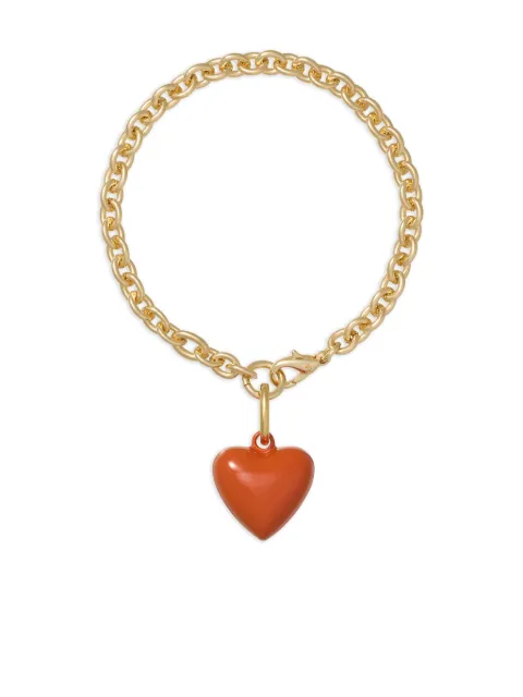 Roxanne Assoulin The Mini Puffy heart-charm bracelet Gold RXSU25B141M