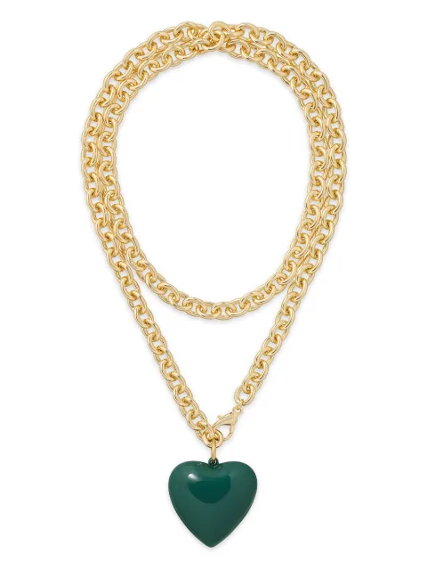 Roxanne Assoulin The Big Puffy heart-charm necklace Gold RXH25N129C