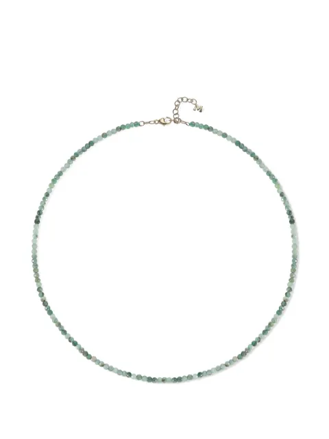 Mateo emerald beaded necklace Green 14KTEMERALDBEADEDNECKLACE