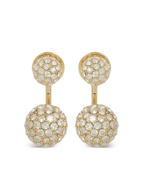 Roxanne Assoulin The Floating pavé ball earrings Gold RXH25E101B