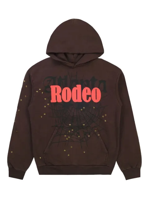 SP5DER x Travis Scott Cactus Jack Days Before Rodeo hoodie Brown SP5DER216