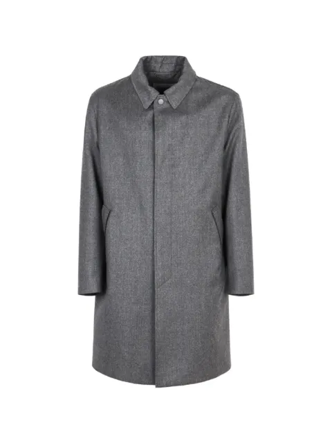 Canali classic collar buttoned coat Grey SR01809O10500W