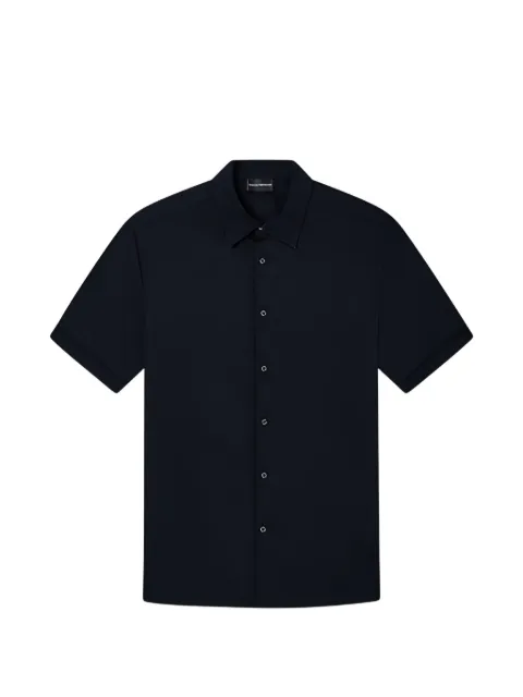 Emporio Armani button-up short-sleeve shirt Blue EM005124AF23800