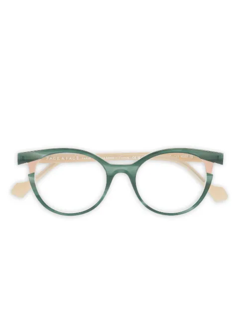 Face À Face round-frame glasses Green BAHIA3