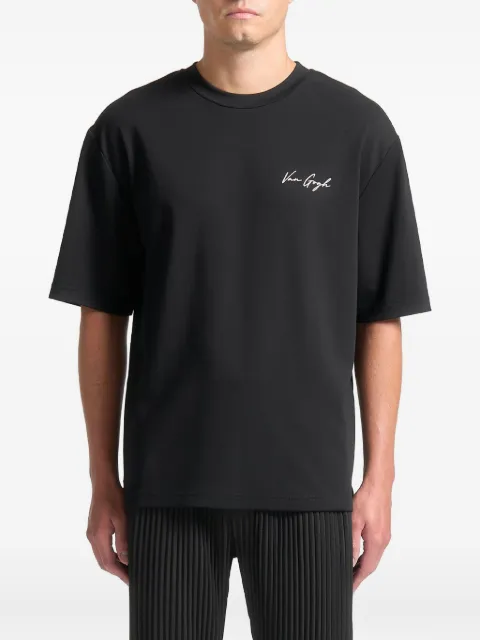 Manière De Voir piece de resistance Van Gogh cotton T-shirt Black MAN2648