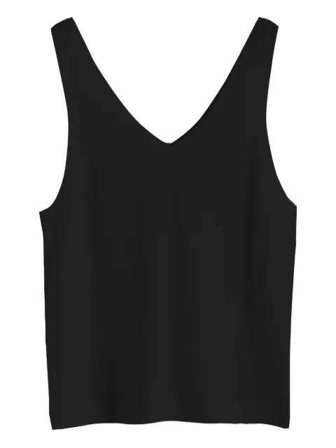 Chinti & Parker V-neck top Black KAW2467Z