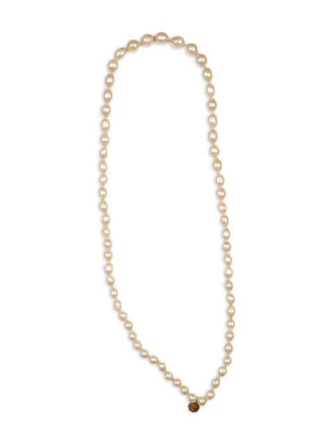 CHANEL Pre-Owned 1984 faux-pearls sautoir necklace Neutrals 15016231