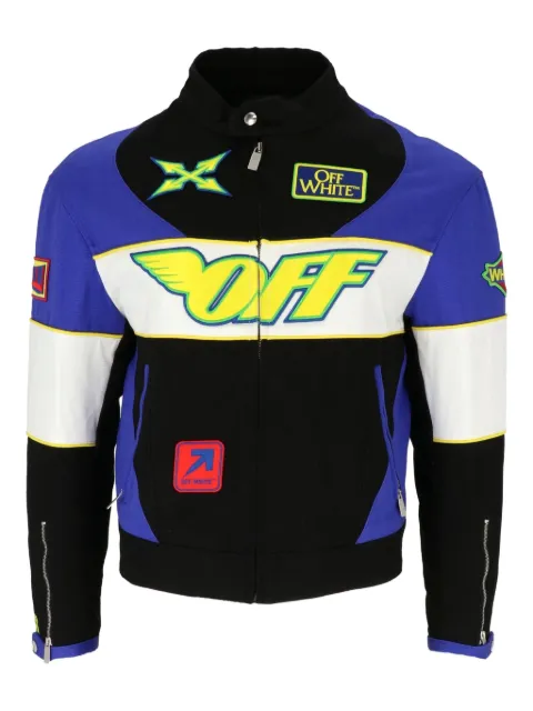 Off-White x Formula 1 colour-block jacket Black OMEA40AG24FAB0011018