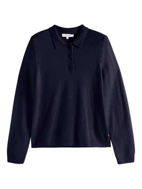 Chinti & Parker long-sleeved polo knitwear Blue KSS2641NAVY