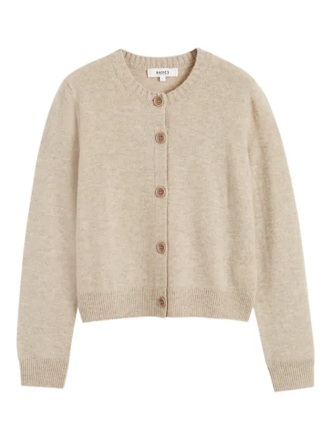 Chinti & Parker crew-neck cardigan Neutrals KAW2451SOFTOAT