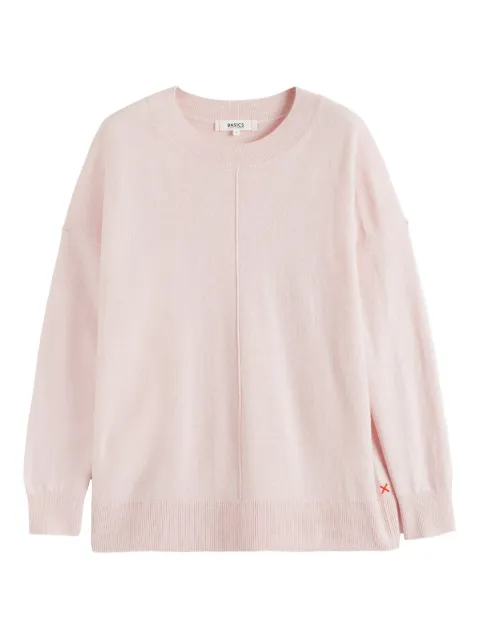 Chinti & Parker crew-neck sweater Pink KPS2322MELANGEPINK