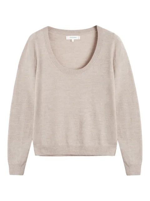 Chinti & Parker scoop-neck sweater Neutrals KSS2552Z