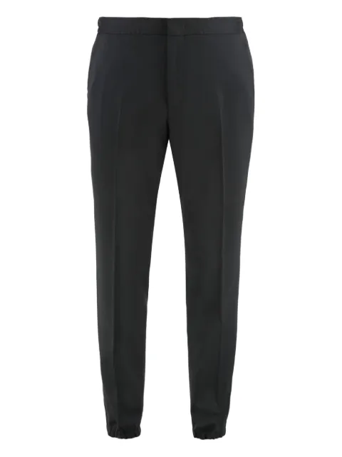 Zegna pressed-crease trousers Black GLC12ZF062A2