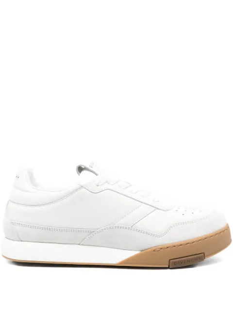 Givenchy perforated-detail panelled sneakers White BH00B5H1X2