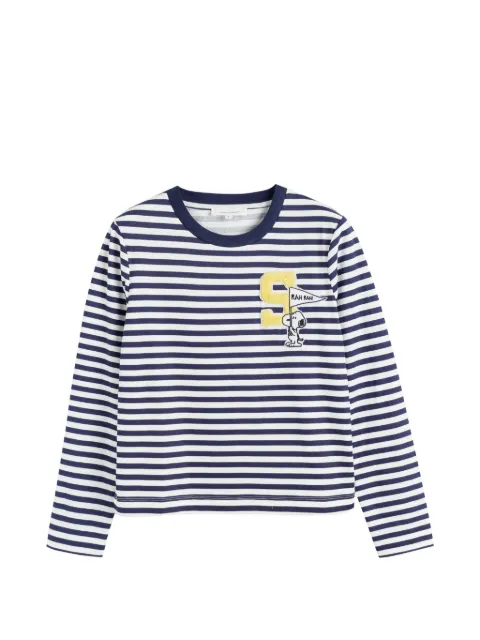 Chinti & Parker striped long-sleeve T-shirt Blue TSS2618NAVYCREAM