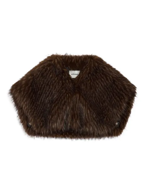Apparis Devin shrug Brown DEVINFOXSHRUG