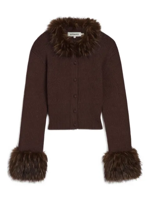 Apparis Rosa cardigan Brown ROSACARDIGAN