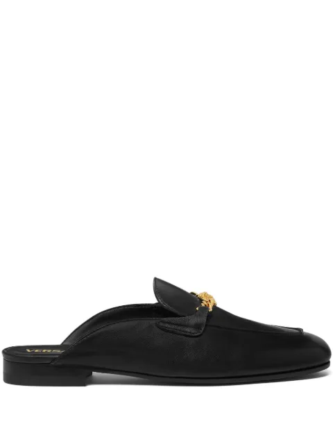 Versace Medusa leather loafers Black 10234251A00138