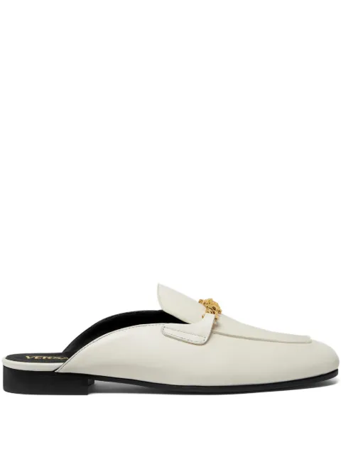 Versace Medusa leather loafers White 10234251A00138