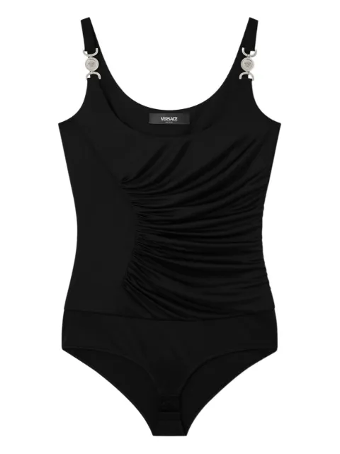 Versace Medusa ruched bodysuit Black 10226271A14475