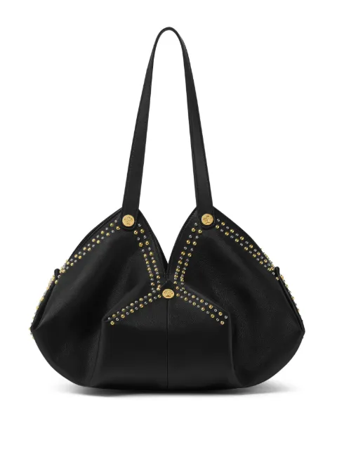 Versace Protea embellished shoulder bag Black 10143151A17097