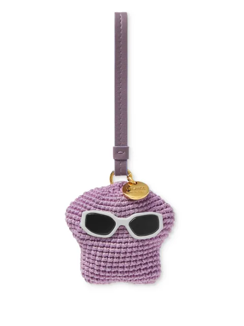 Versace Medusa fluffy crochet charm Purple 10187491A17011