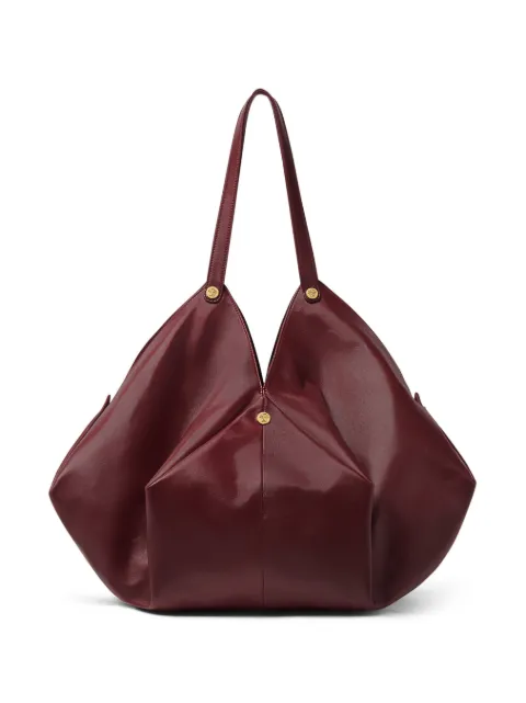Versace Protea large nappa shoulder bag Red 10183391A11782