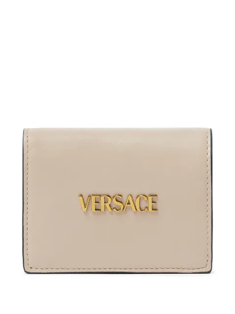 Versace tag leather wallet Neutrals 10200801A13677