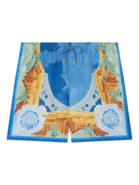 Versace printed swim boardshorts Blue 10227561A16824