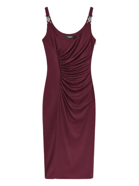 Versace viscose-jersey midi dress Red 10226061A12497
