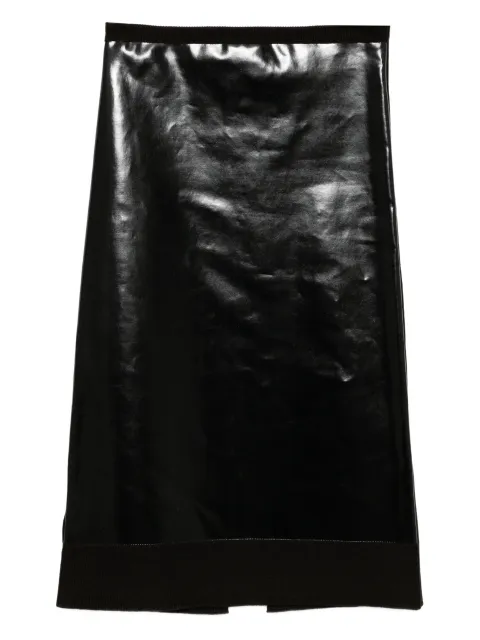 MM6 Maison Margiela panelled skirt Brown S62ME0015M13169