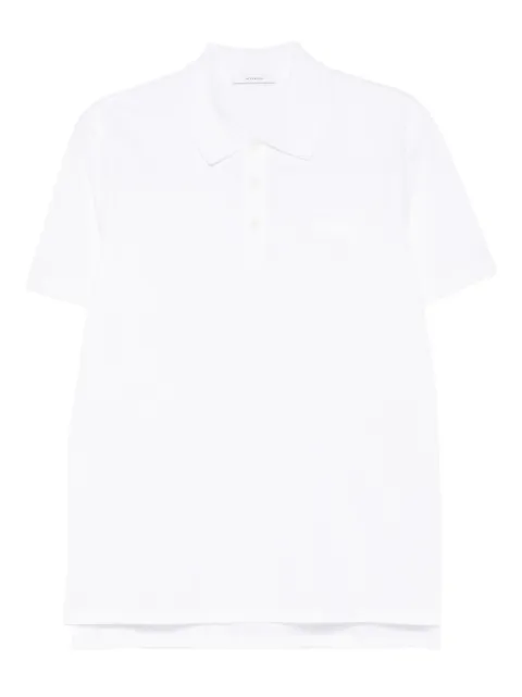 Givenchy logo-patch polo shirt White BML00G3YSG